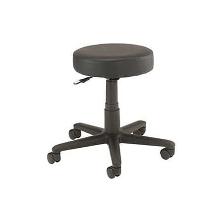 Global Industrial All Purpose Scooter Stool, Vinyl, Black 240152BK